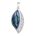 Anhänger 925-Sterling Silber rhodiniert Abalone
