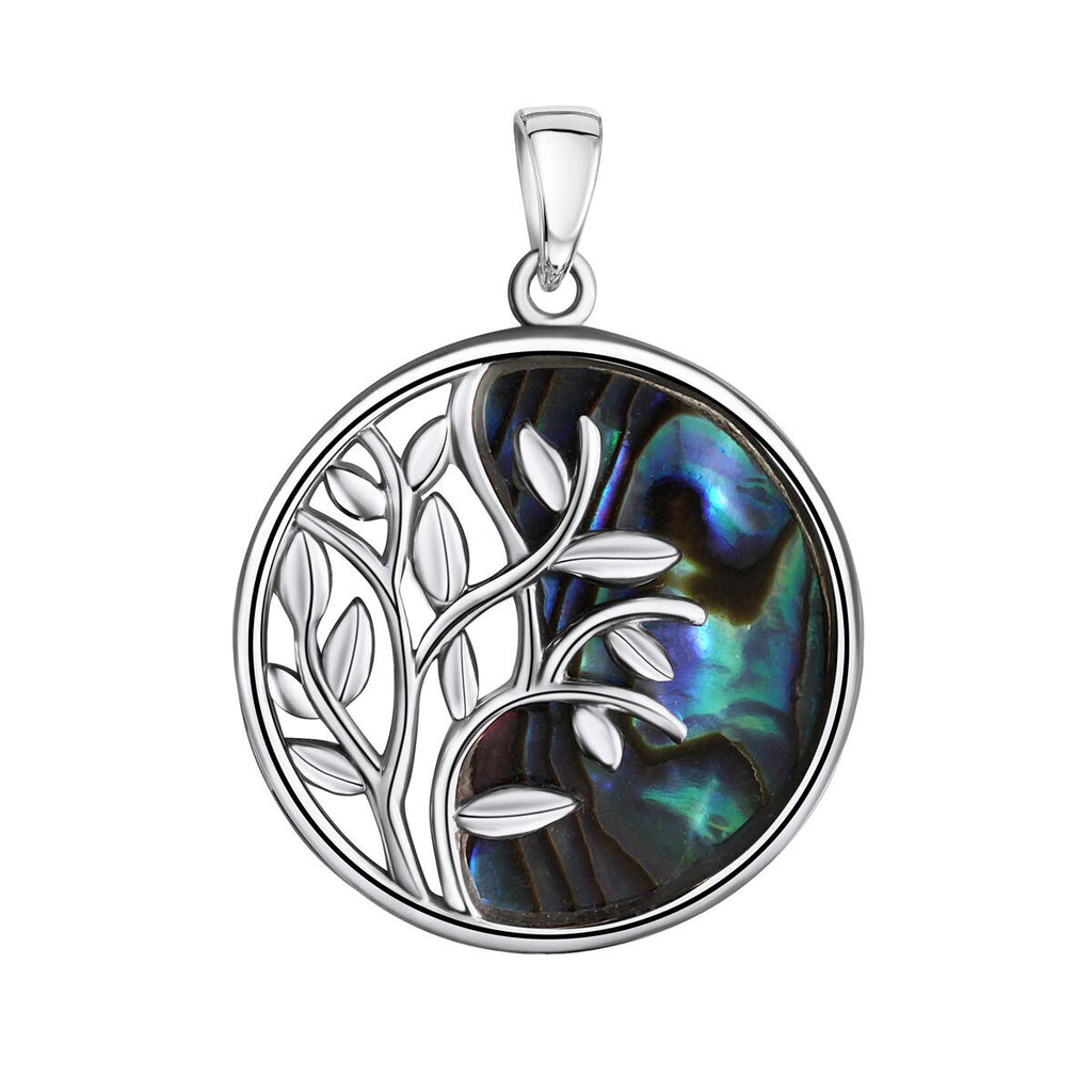 Anhänger 925-Sterling Silber rhodiniert Abalone