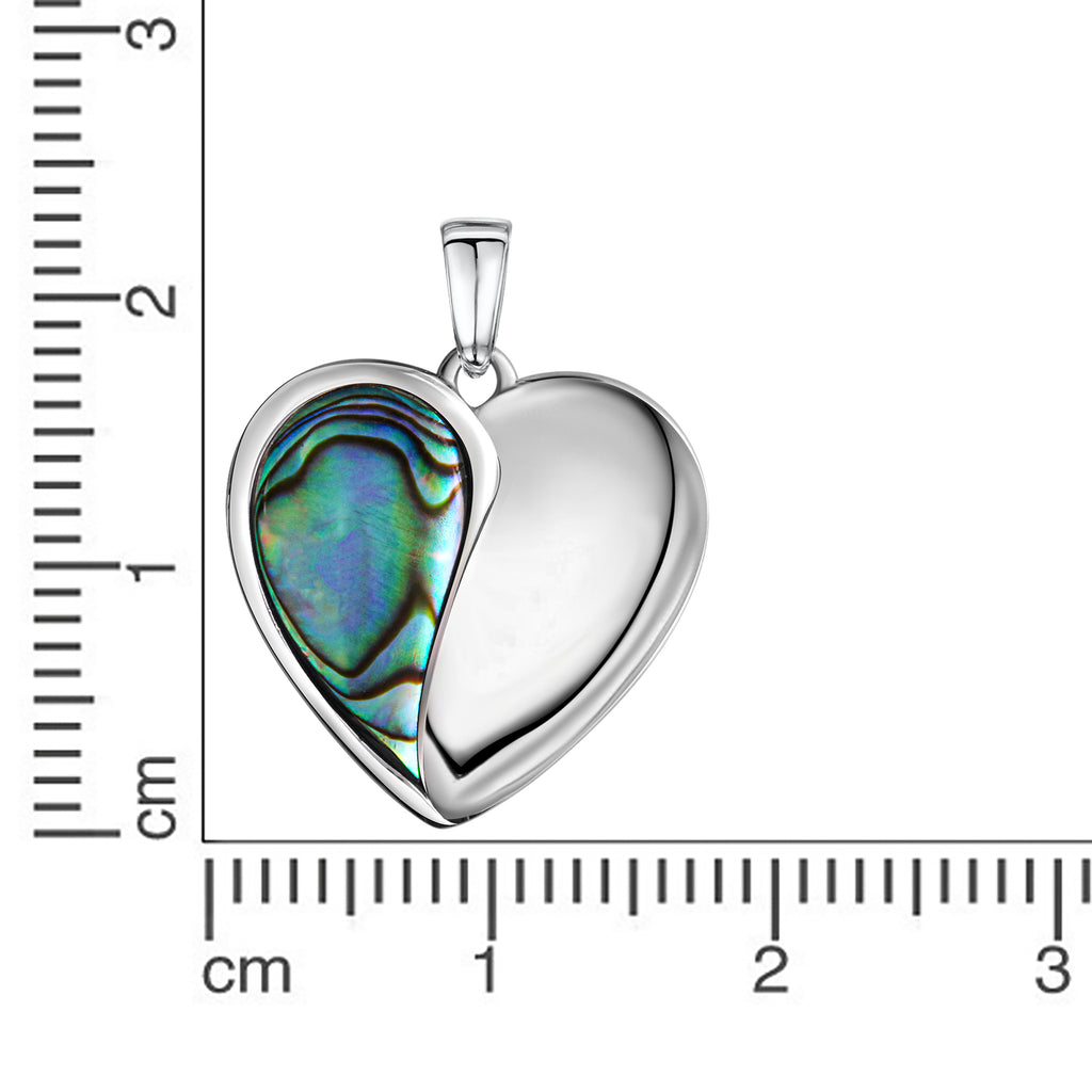 Anhänger 925-Sterling Silber rhodiniert Abalone