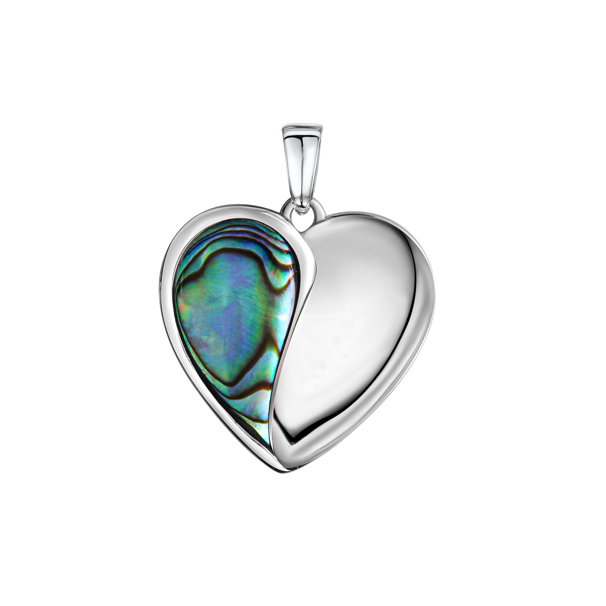 Anhänger 925-Sterling Silber rhodiniert Abalone