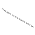 Armband 925/- Sterling Silber weiß Armband Figarokette 23 cm