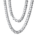 Collier 925/- Sterling Silber weiß Etruskerkette 55 cm