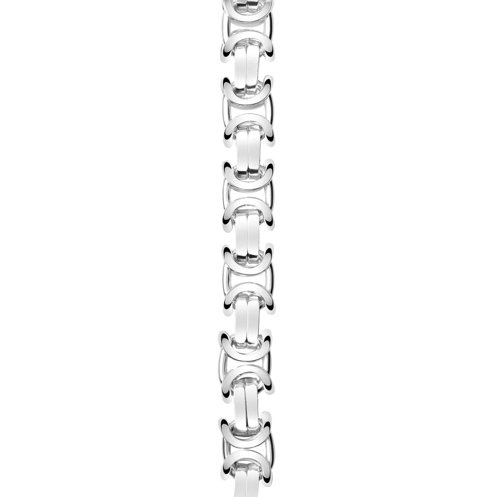 Collier 925/- Sterling Silber weiß Etruskerkette 60 cm