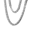 Collier 925/- Sterling Silber weiß Käfigkette 50 cm