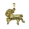 Anhänger Sternzeichen Widder 585/- Gelbgold glanz