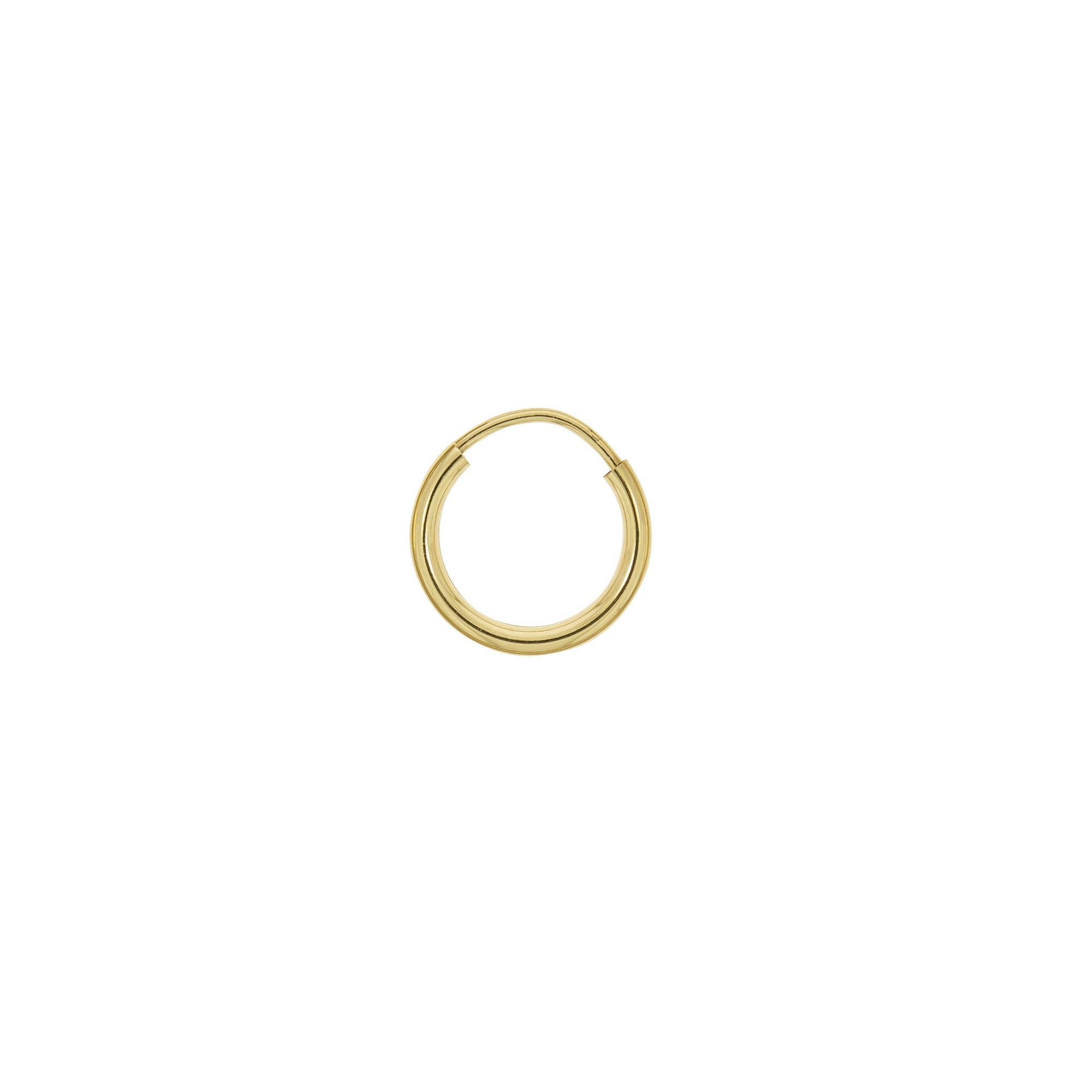 Creolen 585/- Gelbgold glanz 13mm