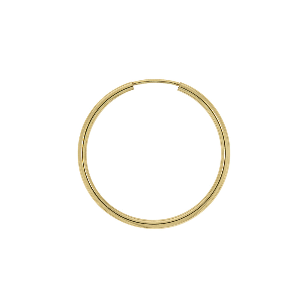 Creolen 585/- Gelbgold glanz 30mm