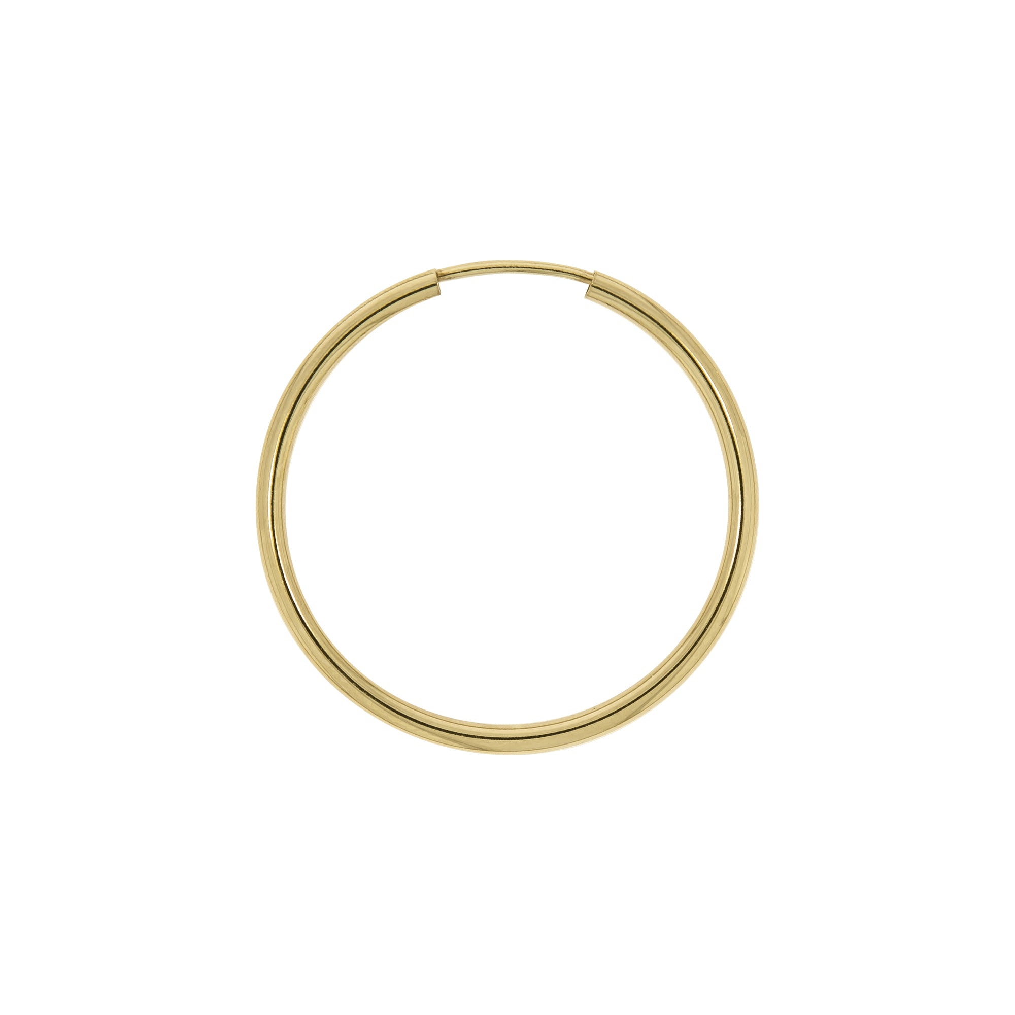 Creolen 585/- Gelbgold glanz 30mm