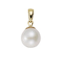 Anhänger 585/- Gelbgold Süßwasserzuchtperle 7-7,5mm