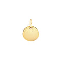 Anhänger 585/- Gelbgold Anhänger Gravurplatte