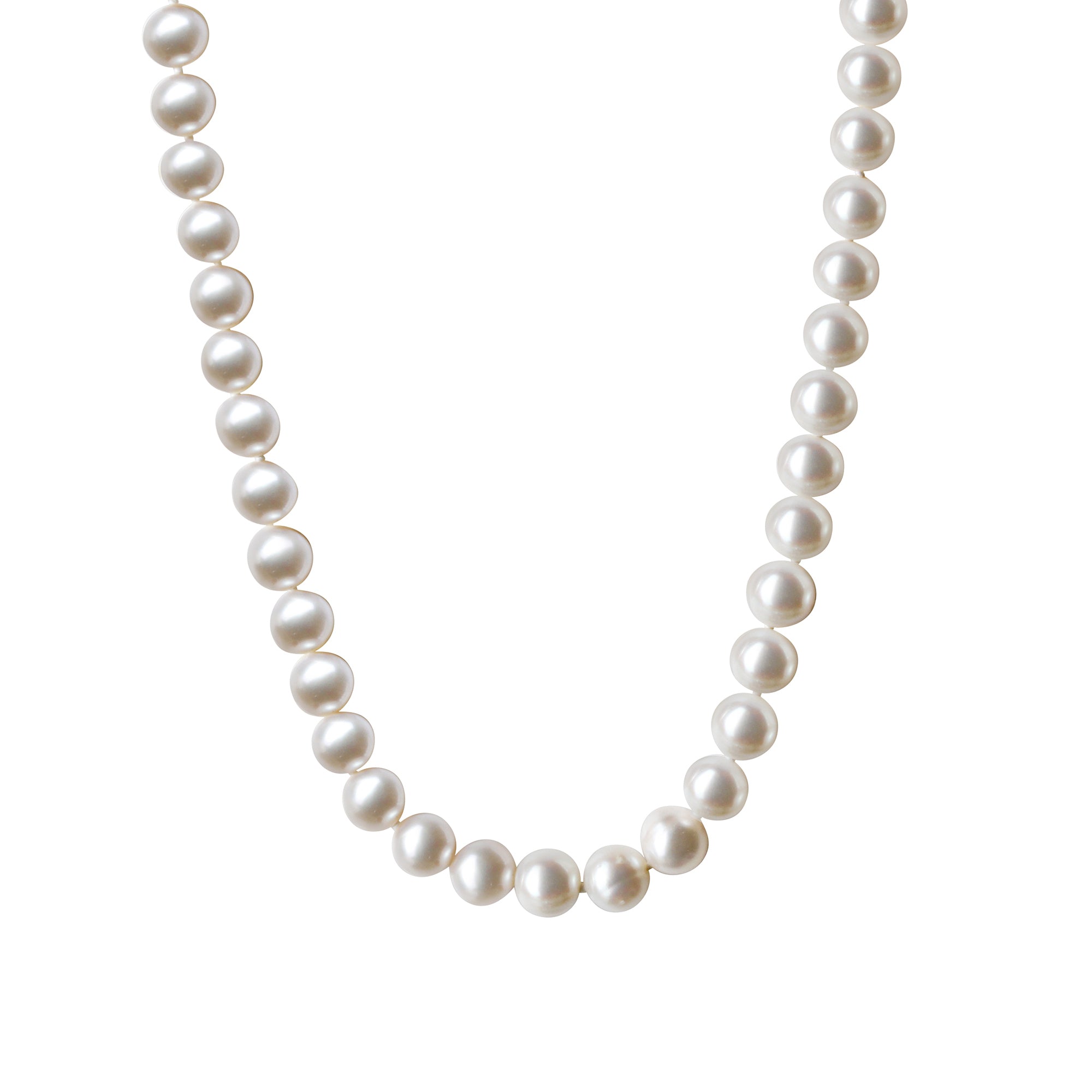 Collier 375/- Gelbgold Süßwasserzuchtperle 7,5-8mm