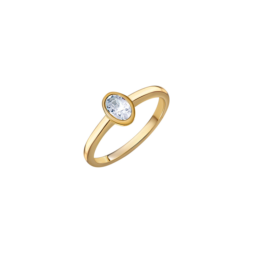 Ring 375/- Gelbgold Zirkonia