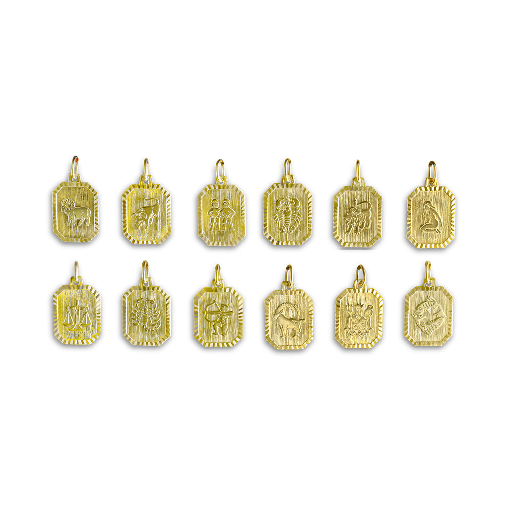 Anhänger Sternzeichen Jungfrau 333/- Gelbgold