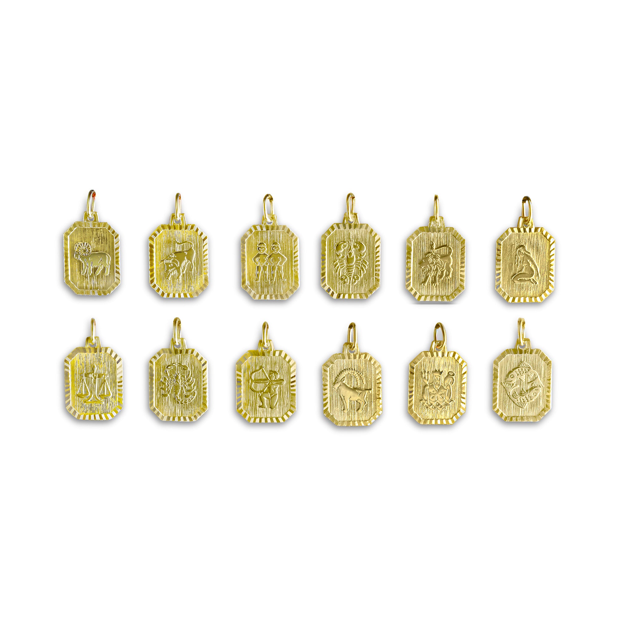 Anhänger Sternzeichen Zwillinge 333/- Gelbgold