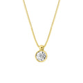 Collier 375/- Gelbgold Zirkonia