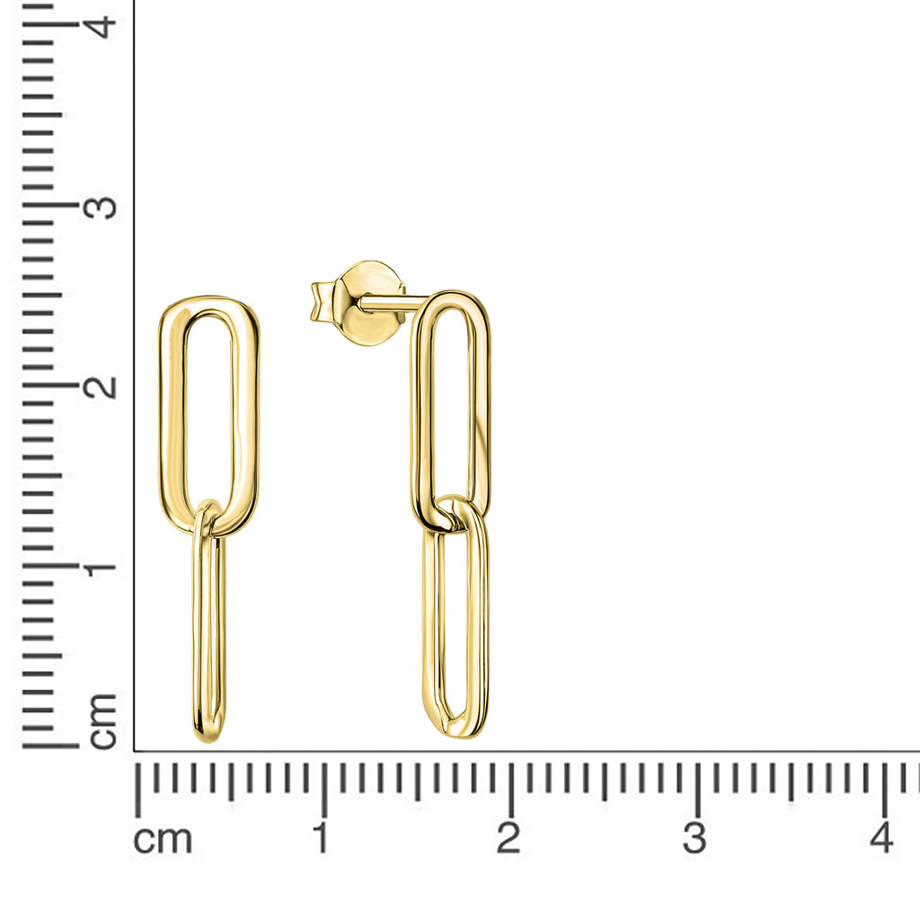 Ohrstecker 925-Sterling Silber vergoldet
