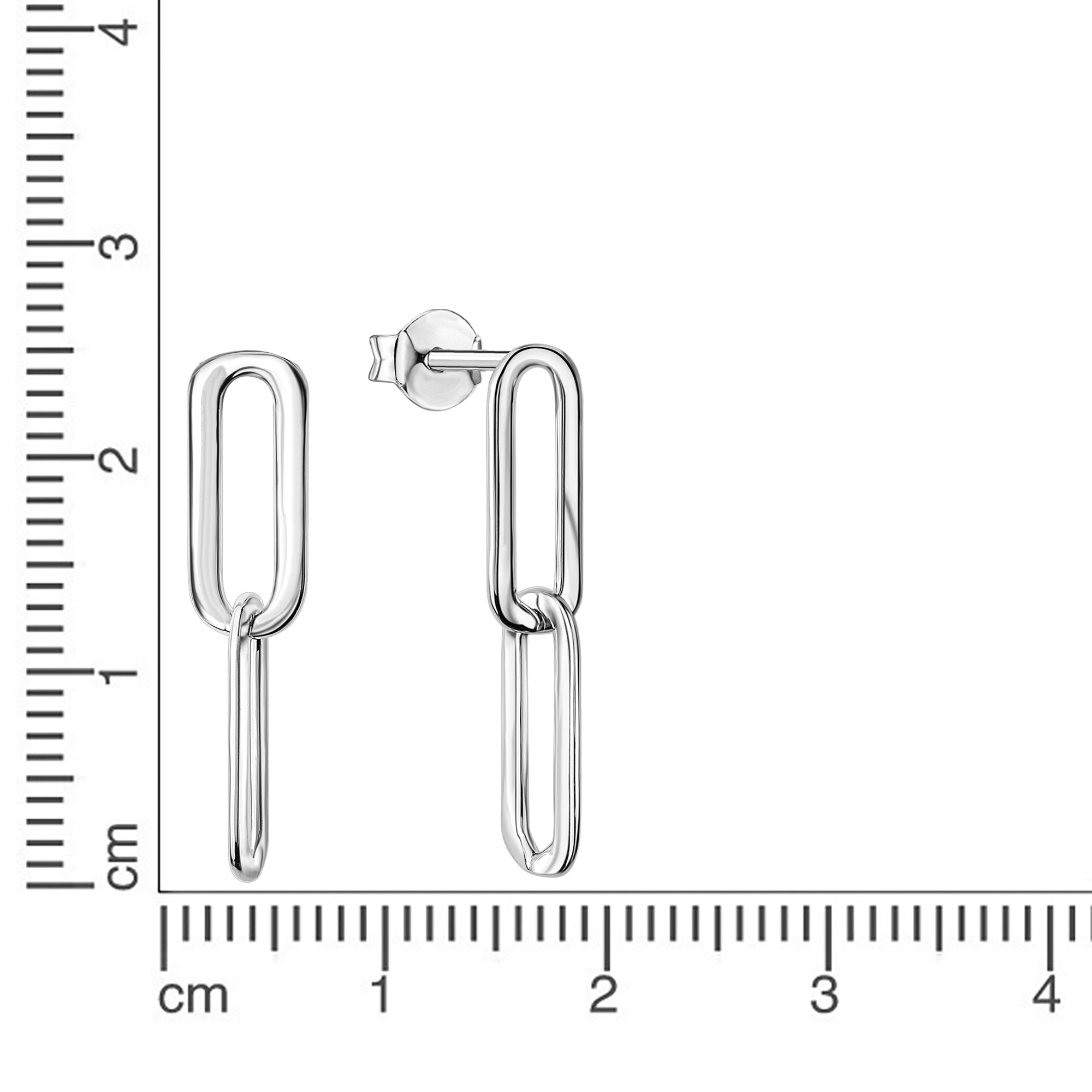 Ohrstecker 925-Sterling Silber rhodiniert