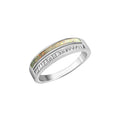 Ring 925-Sterling Silber rhodiniert Zirkonia