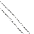 Collier 925/- Sterling Silber weiß Gliederkette 45 cm