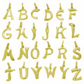 Anhänger Buchstabe V 375/- Gelbgold glanz/matt