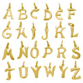 Anhänger Buchstabe M 375/- Gelbgold glanz/matt