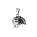 Anhänger 925/- Sterling Silber oxidiert Igel