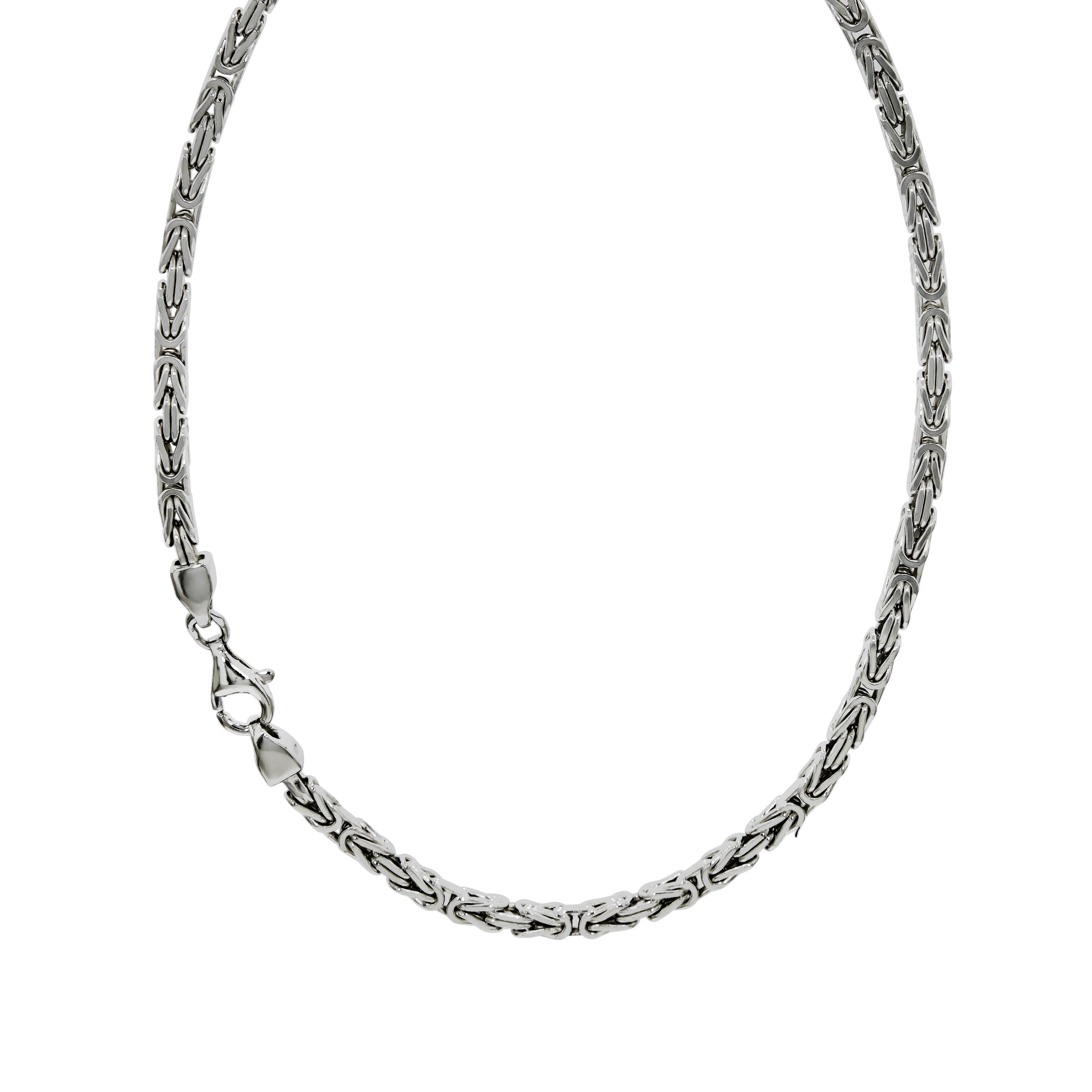 Collier 925/- Sterling Silber Königskette 90 cm