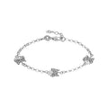 Armband 925/- Sterling Silber mit Kristall