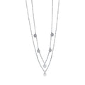 Collier 925/- Sterling Silber rhodiniert