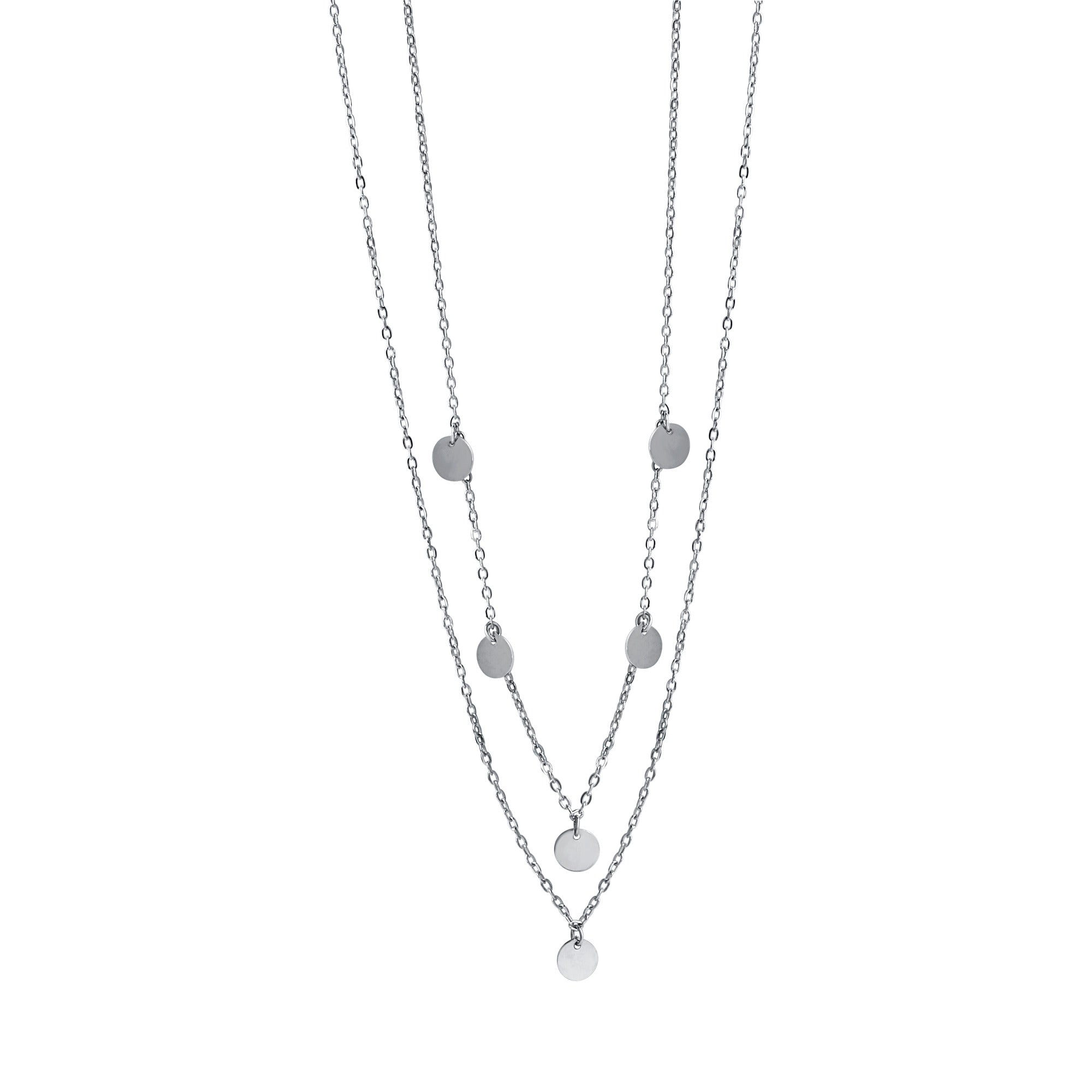 Collier 925/- Sterling Silber rhodiniert