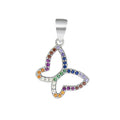 Anhänger Motiv Schmetterling 925/- Sterling Silber rhodiniert