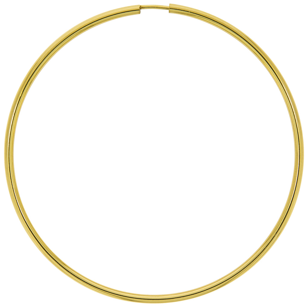 Creolen 333/- Gelbgold glanz 60 mm
