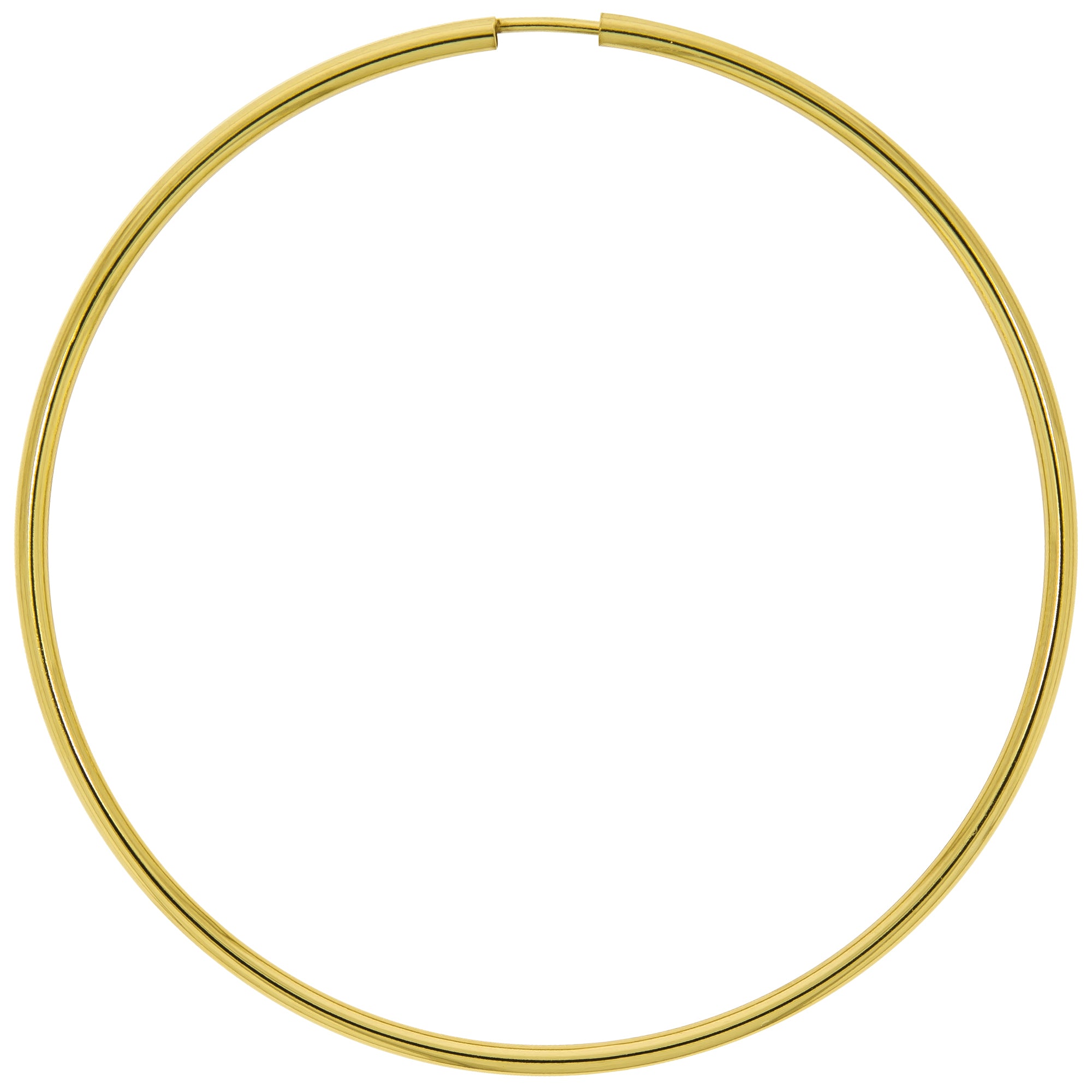Creolen 585/- Gelbgold glanz 60 mm