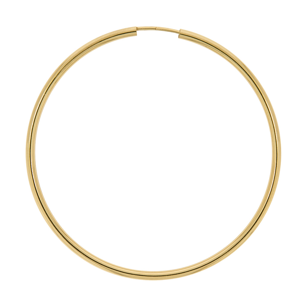 Creolen 333/- Gelbgold glanz 50 mm