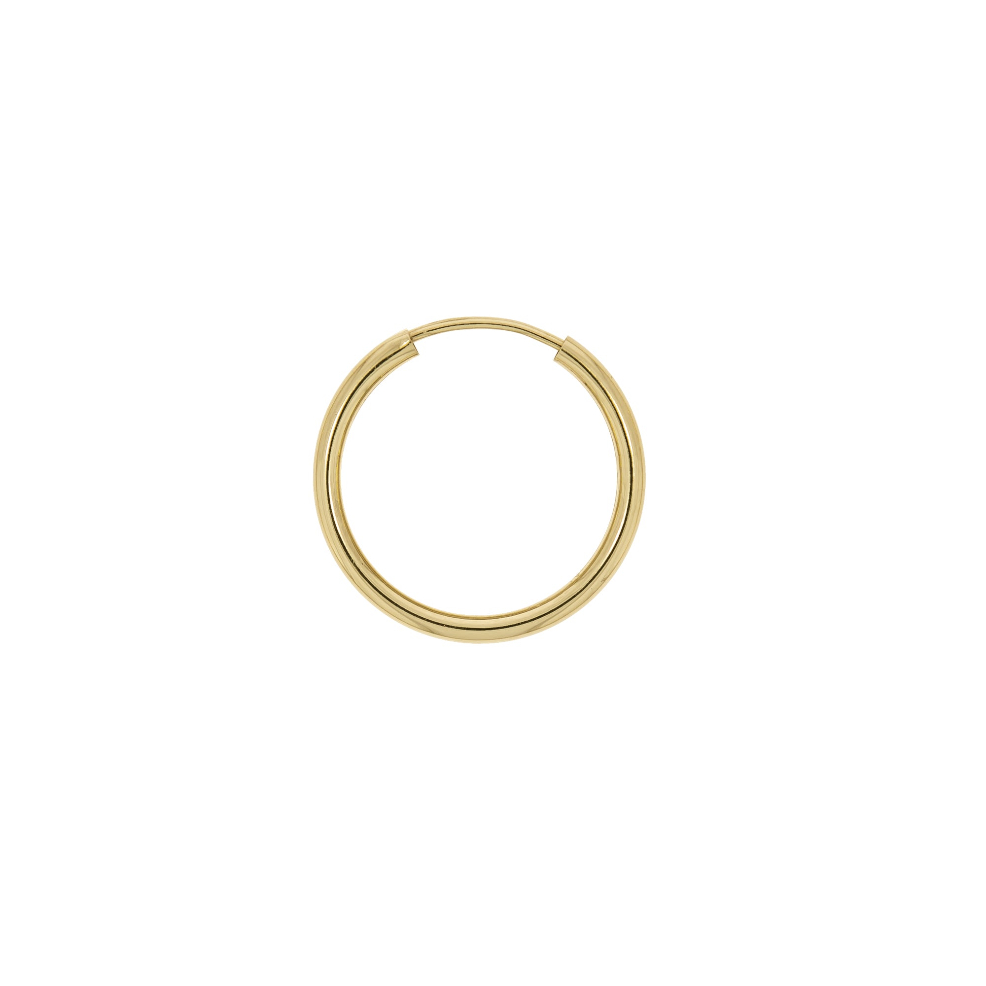 Creolen 585/- Gelbgold glanz 20 mm