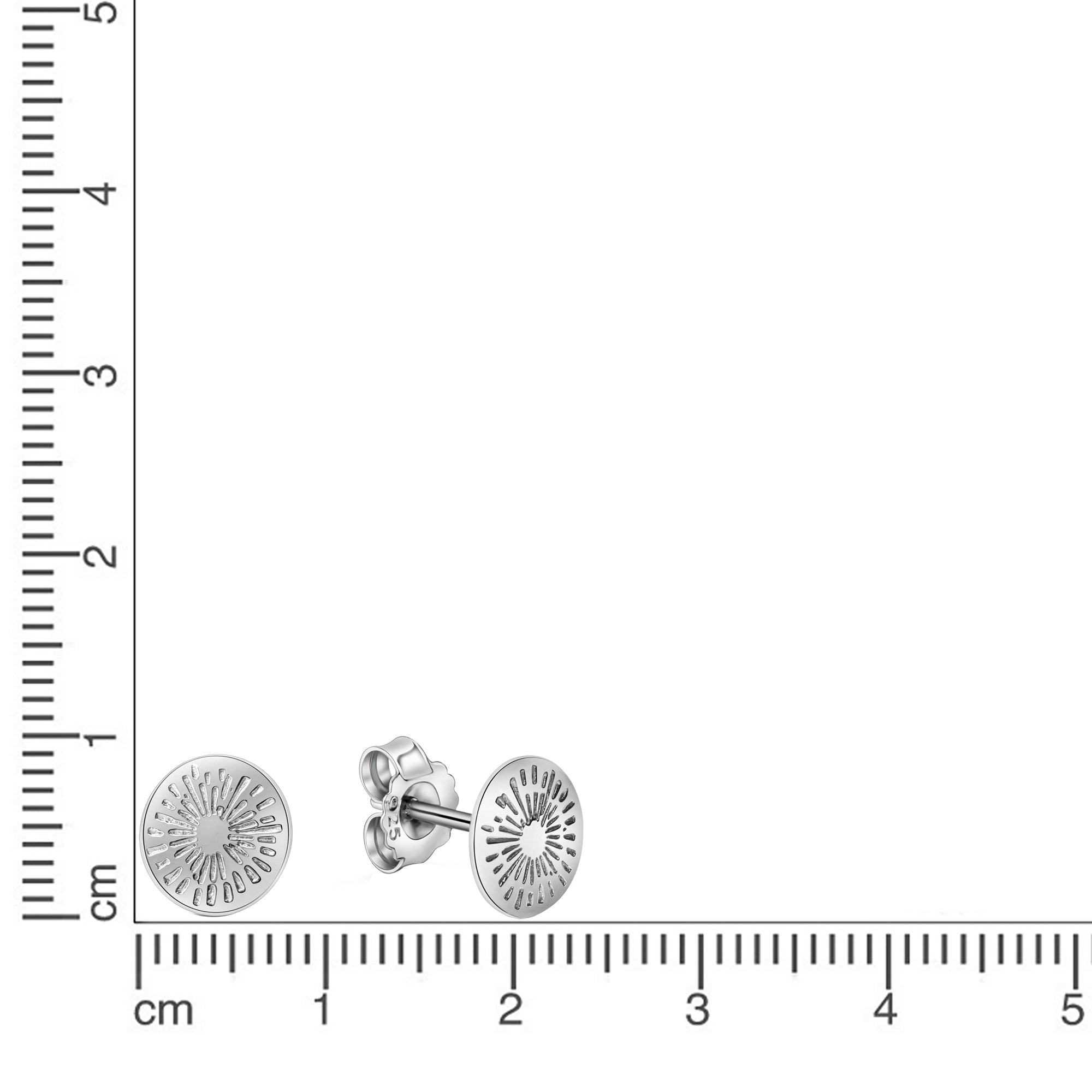 Ohrstecker 925/- Sterling Silber rhodiniert