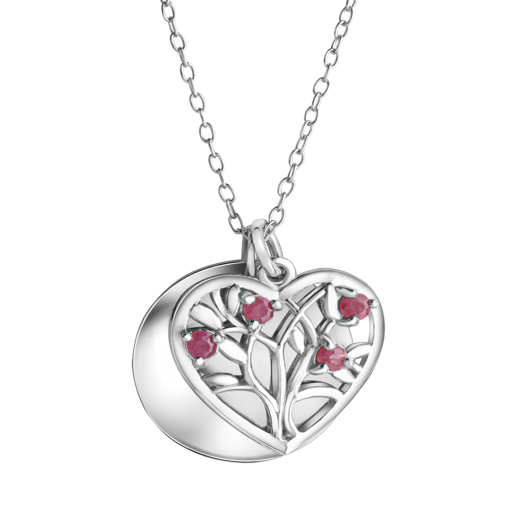 Anhänger mit Kette 925/- Sterling Silber rhodiniert