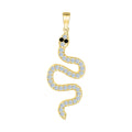 Anhänger 375/- Gelbgold glanz Zirkonia