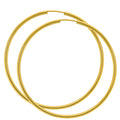Creolen 585/- Gelbgold glanz 50 mm