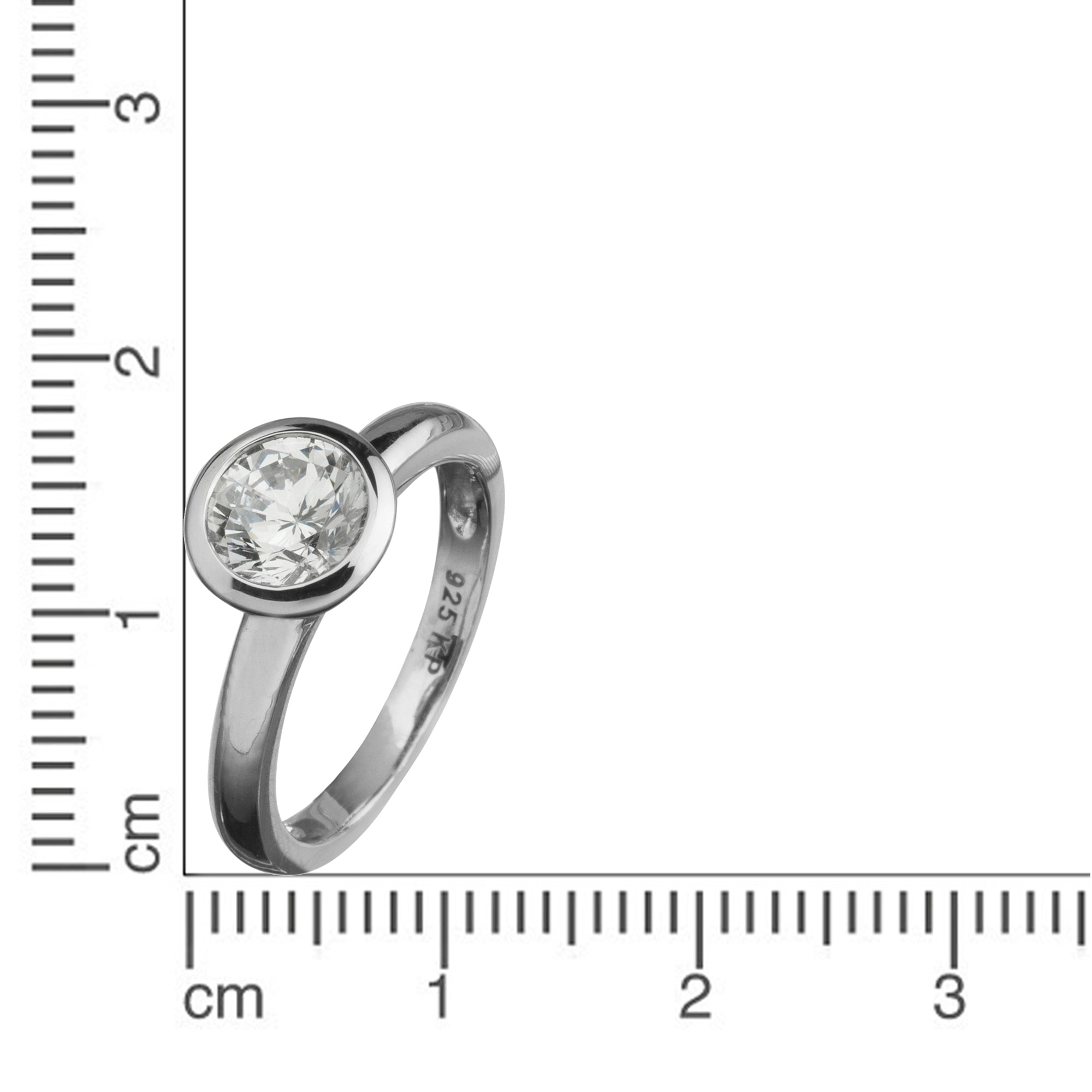 Ring Silber 925 Zirkonia weiß