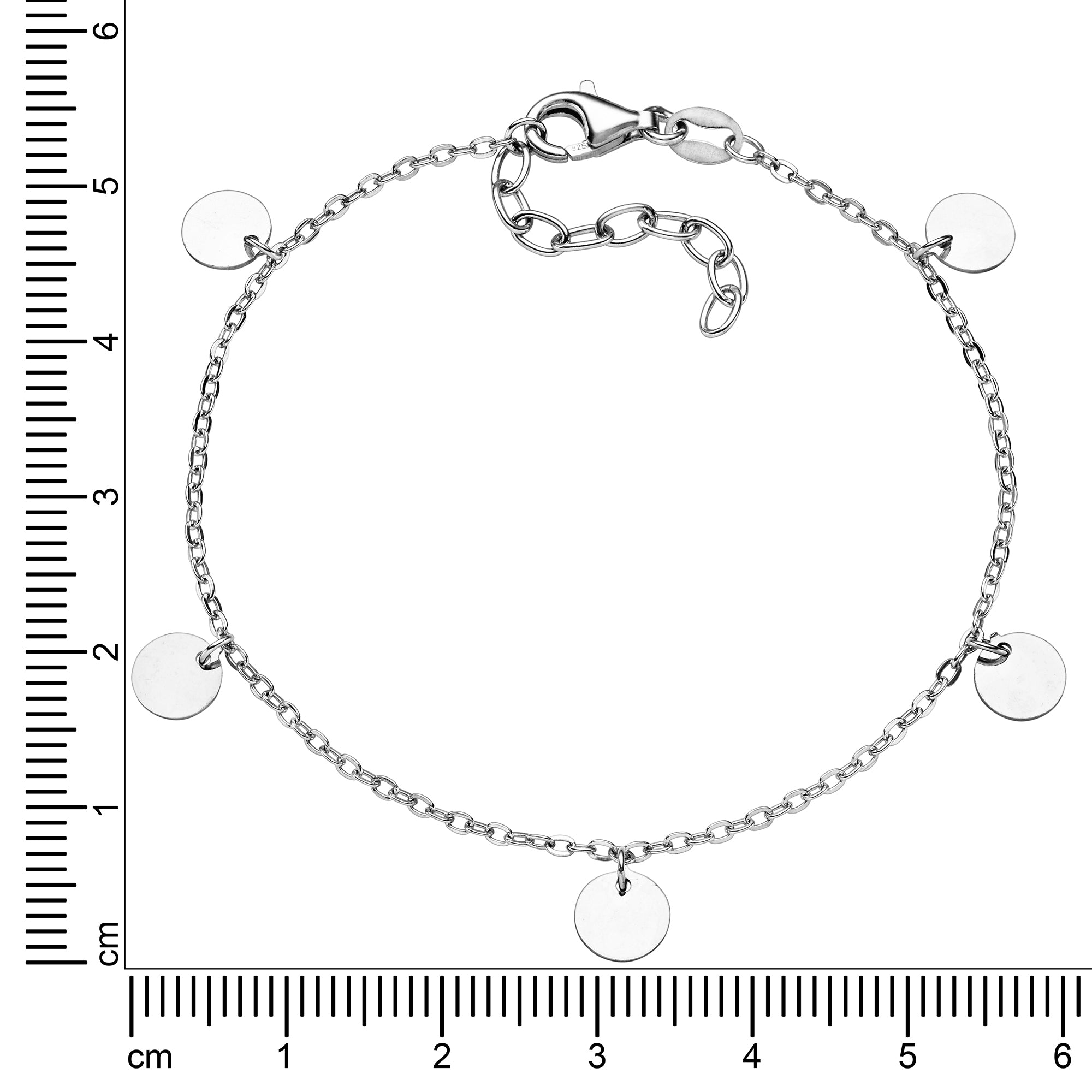Armband 925/- Sterling Silber rhodiniert