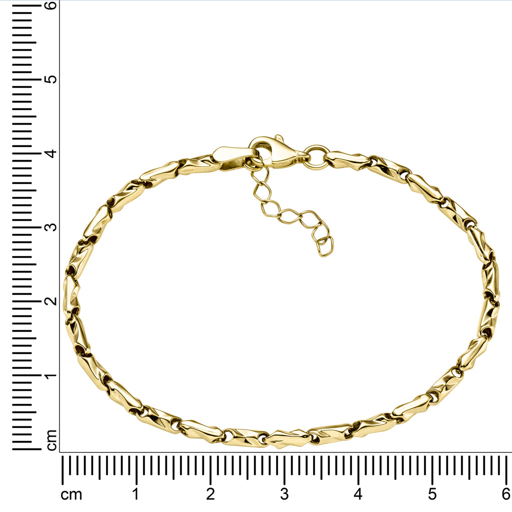 Armband 375/- Gelbgold glanz