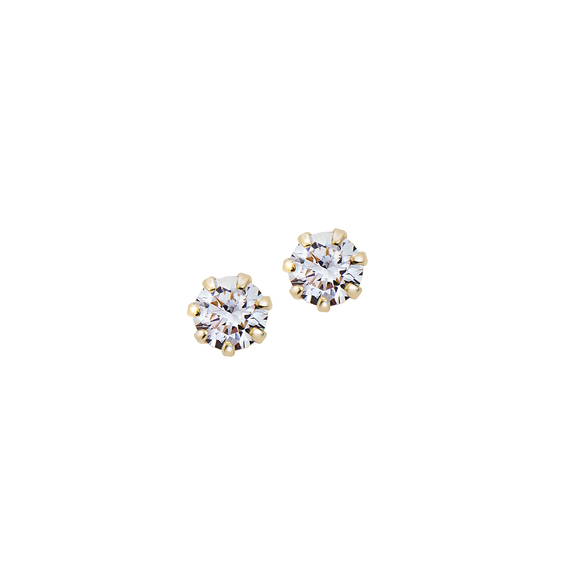 Ohrstecker 333 Gold 3,5mm Zirkonia