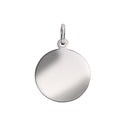 Anhänger 925/- Sterling Silber rhodiniert Silberplatte 22mm