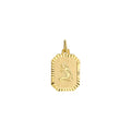 Anhänger Sternzeichen Jungfrau 333/- Gelbgold