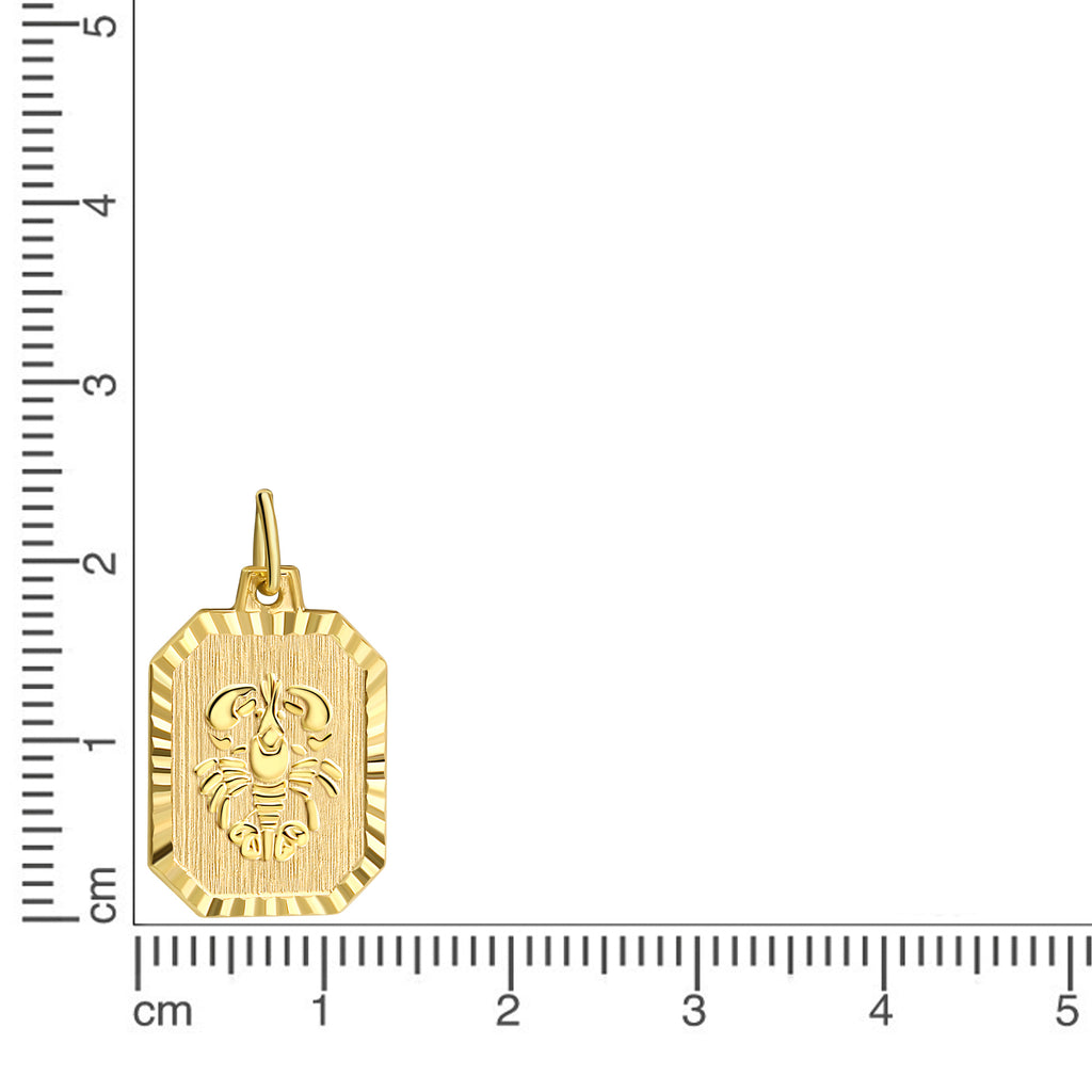 Anhänger Sternzeichen Krebs 333/- Gelbgold