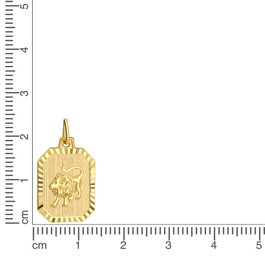 Anhänger Sternzeichen Löwe 333/- Gelbgold