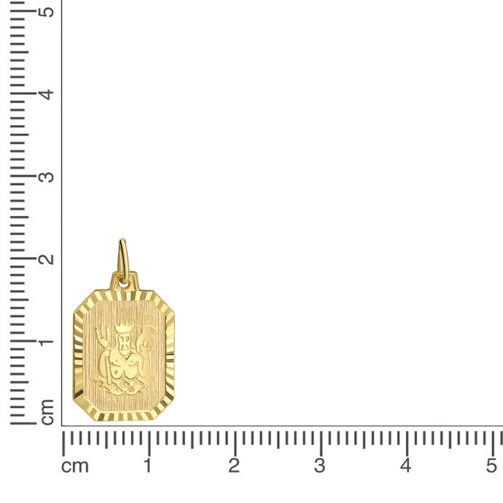 Anhänger Sternzeichen Wassermann 333/- Gelbgold