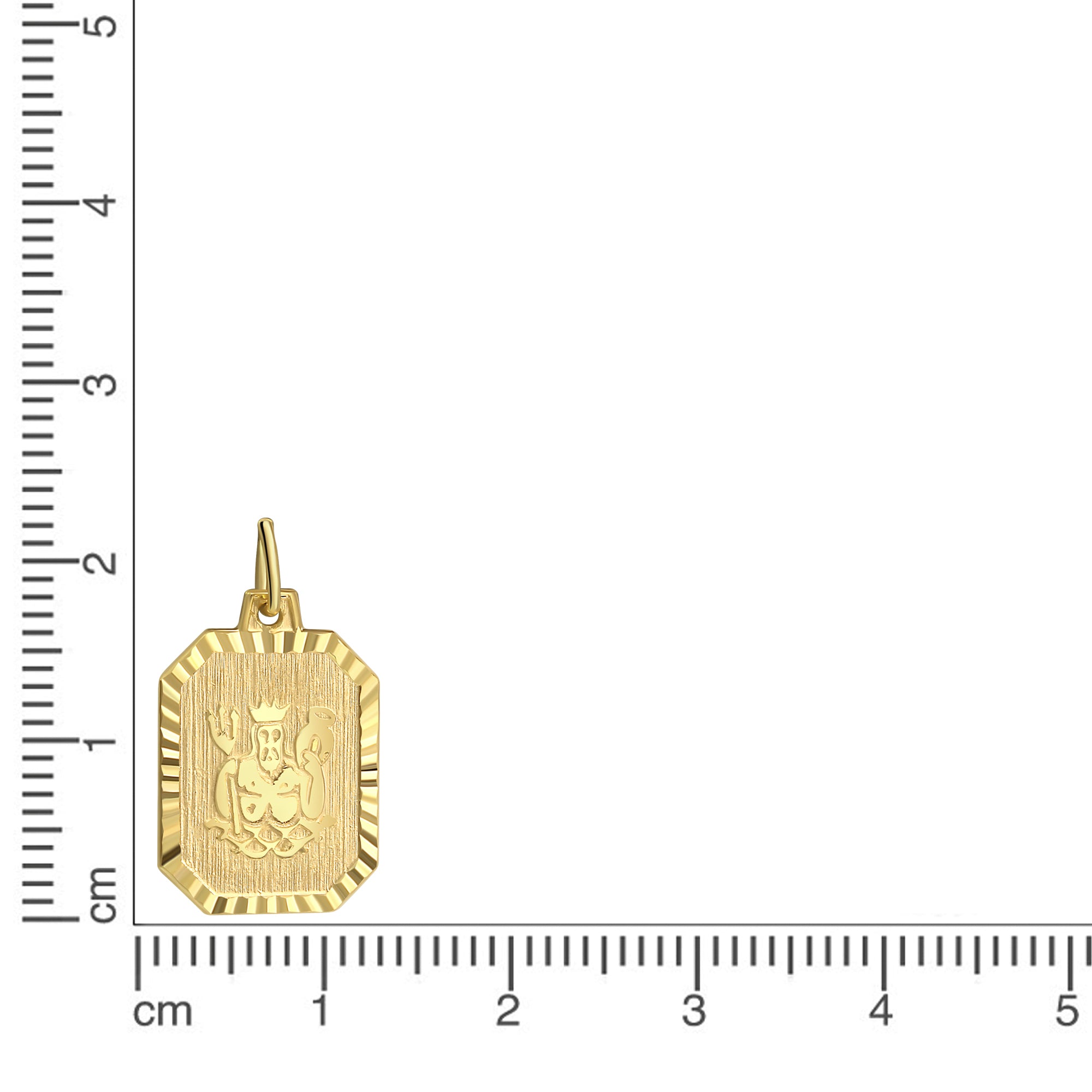 Anhänger Sternzeichen Wassermann 333/- Gelbgold