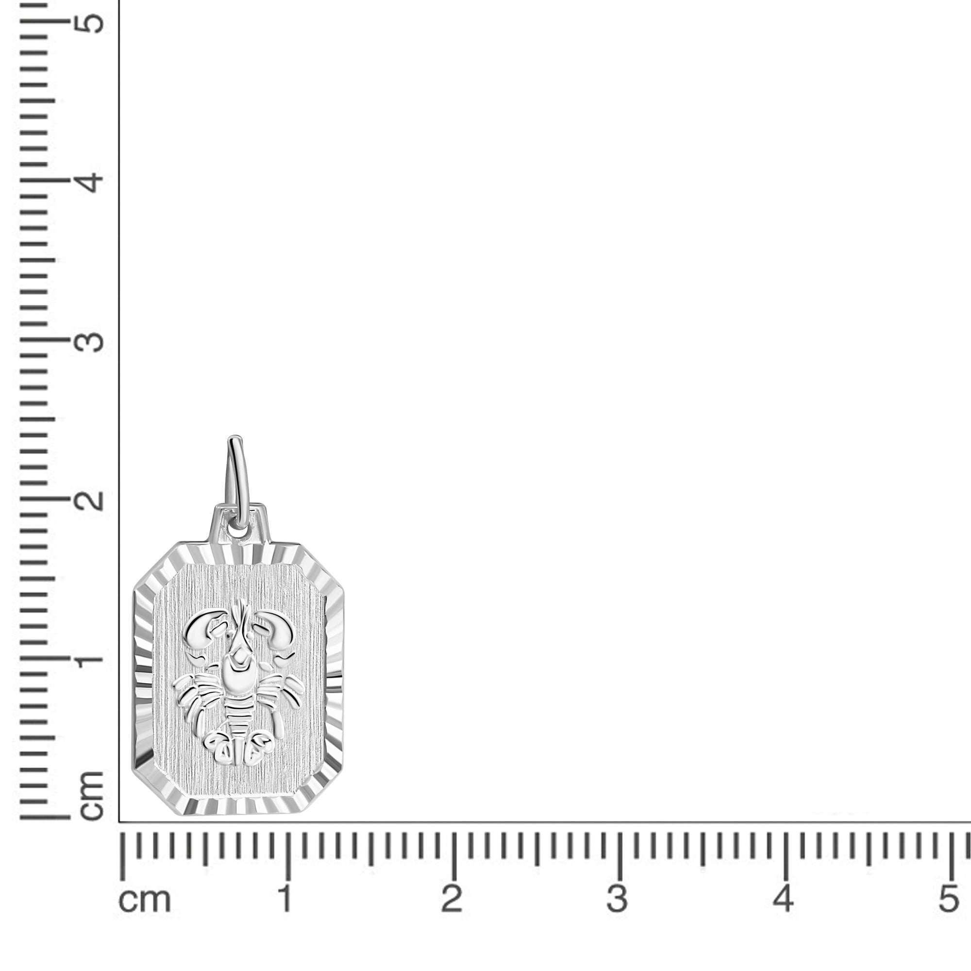 Anhänger Sternzeichen Krebs 925/- Sterling Silber rhodiniert